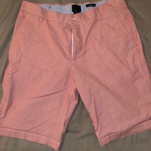 H&M Red&White Striped chino shorts.